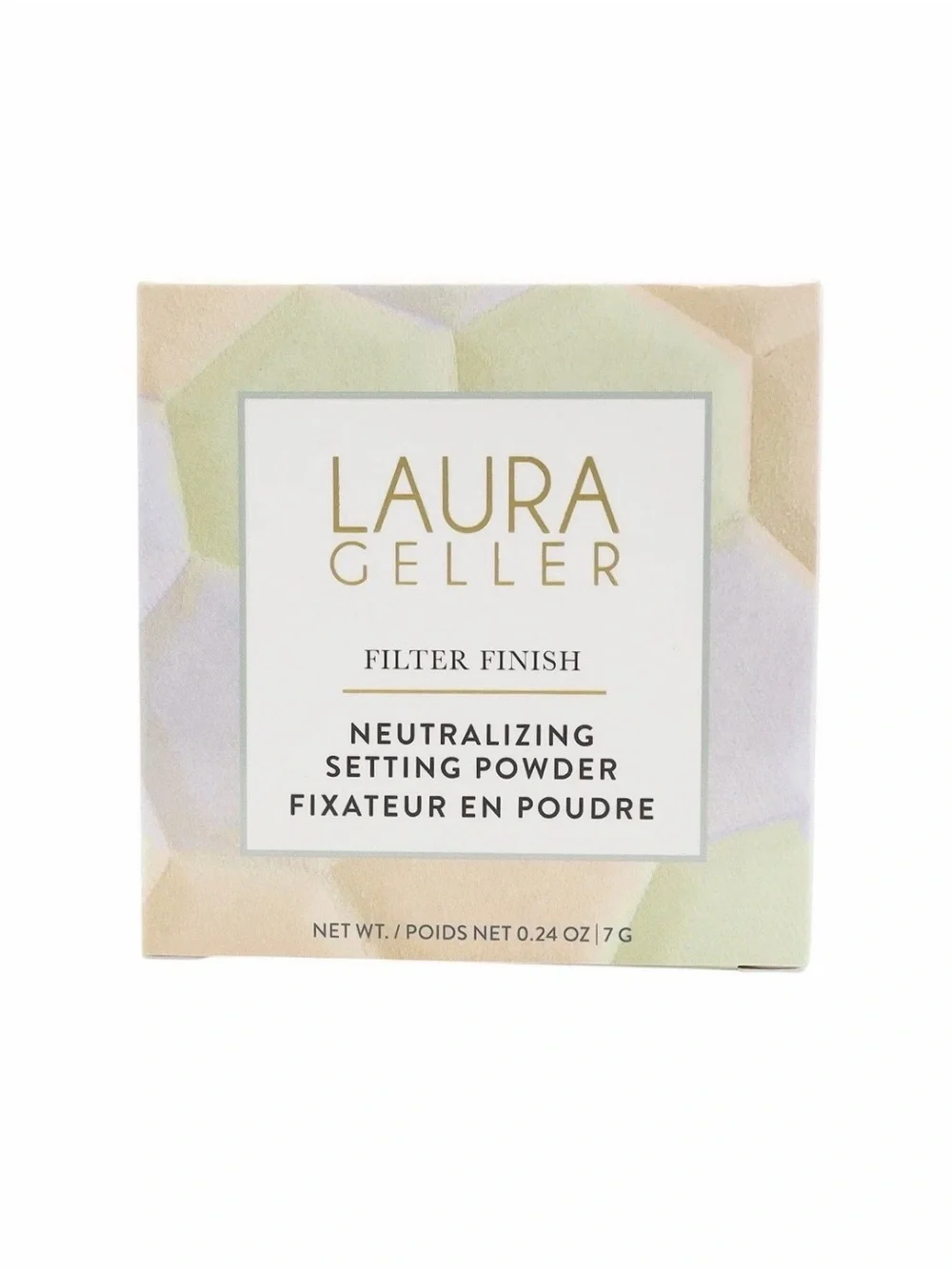 Laura Geller Color-Correcting Compact Powder - Pastel Green, Peach, White